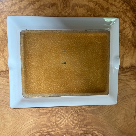 Hermes Soleil Blue Porcelain Tray / Vintage Ashtray with Sun Design - Picture 10 of 12